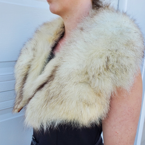 Vintage fur collar fox or coyote - Picture 3 of 10